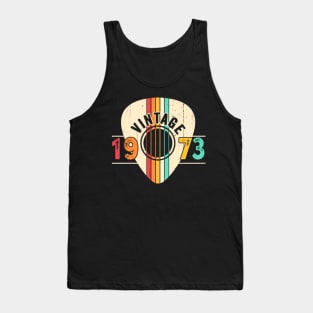 Vintage Born In 1973 Birthday Gift Tank Top